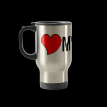 I Love My Bus mugs