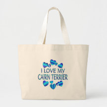 I Love My Cairn Terrier Bag