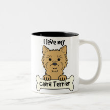 I Love My Cairn Terrier Coffee Mugs