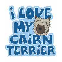 I Love My Cairn Terrier Girl's Ringer TShirt