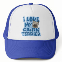 I Love My Cairn Terrier Hat by MenagerieMayhem I Love My Cairn Terrier Hat