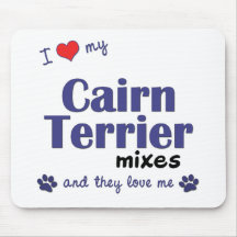 I Love My Cairn Terrier Mixes (Multiple Dogs) Mouse Mat