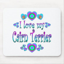 I Love My Cairn Terrier Mouse Pad