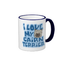 I Love My Cairn Terrier Mug