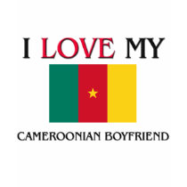 I Love My Cameroonian Boyfriend t-shirts by flagshirt I Love My Cameroonian Boyfriend t-shirts