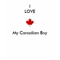 I love my canadian boy t-shirts