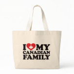 I Love My Canadian Family bags
