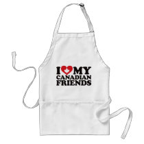 I Love My Canadian Friends aprons by visualnewbie I Love My Canadian Friends aprons
