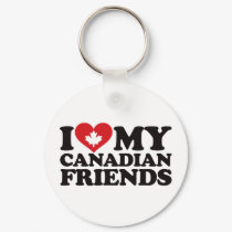 I Love My Canadian Friends keychains by visualnewbie I Love My Canadian Friends keychains