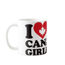 I Love My Canadian Girlfriend mugs