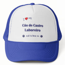 I Love My Cao de Castro Laboreiro (Male Dog) hats