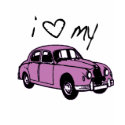 I love my Car!! t-shirts