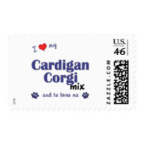 I Love My Cardigan Corgi Mix (Male Dog) postage