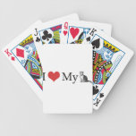 I Love My Cat playing cards