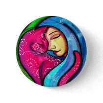 I Love My Cat Pinback Buttons