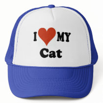 I Love My Cat Gifts and Apparel hats by janbalaya I Love My Cat Gifts and Apparel hats