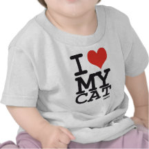 i love my cat t shirt