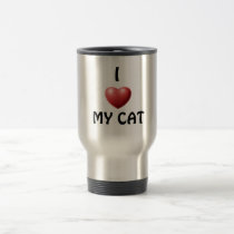 "I love My Cat" Travel Mug mugs