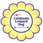 I Love My Catahoula Leopard Dog (Female Dog) Cut Out