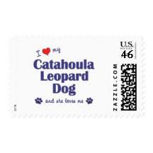 I Love My Catahoula Leopard Dog (Female Dog) Stamp