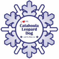 I Love My Catahoula Leopard Dog (He) Ornament photo sculptures by thatsalottadogs I Love My Catahoula Leopard Dog (He) Ornament photo sculptures