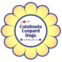 I Love My Catahoula Leopard Dogs Ornament photo sculptures by thatsalottadogs I Love My Catahoula Leopard Dogs Ornament photo sculptures