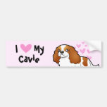 I Love My Cavalier King Charles Spaniel Bumper Stickers