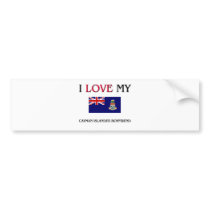 I Love My Cayman Islander Boyfriend bumper stickers