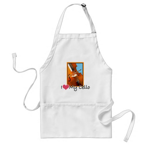 I Love My Cello Aprons