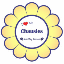 I Love My Chausies (Multiple Cats) Cut Out