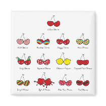 I Love My Cheeky Cherries! Magnet