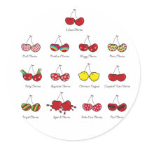 I Love My Cheeky Cherries! Sticker