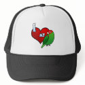 I Love my Cherry Headed Conure hats