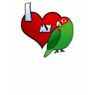 I Love my Cherry Headed Conure T Shirt