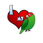 I Love my Cherry Headed Conure t-shirts