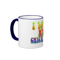 I Love My Chickens Coffee Mugs