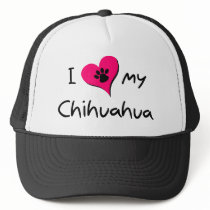 I Love my Chihuahua hats