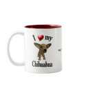 I Love My Chihuahua Mug by SLDogs I Love My Chihuahua Mug