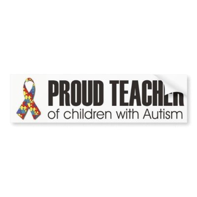 I love my child with autism - unique sticker desig bumper sticker by myautisticson