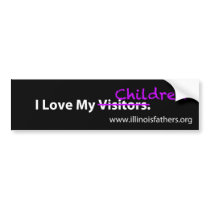 I Love My Children bumper sticker