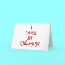 I love My Children cards by Artists4God I love My Children cards