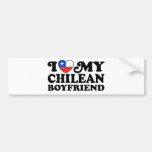 I Love My Chilean Boyfriend Bumper Sticker
