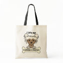 I Love My Chinese Crested bags