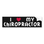 I Love My Chiropractor Bumper Sticker