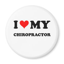 I Love My Chiropractor Magnet