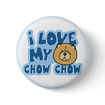 I Love My Chow Chow Button by MenagerieMayhem I Love My Chow Chow Button