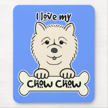 I Love My Chow Chow mousepads