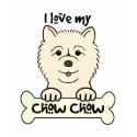 I Love My Chow Chow t-shirts