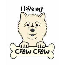 I Love My Chow Chow t-shirts