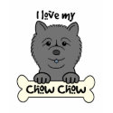 I Love My Chow Chow t-shirts